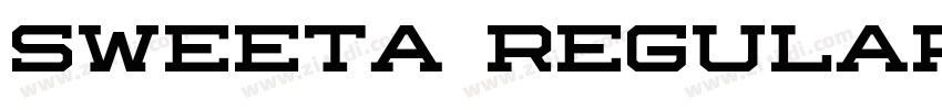 Sweeta Regular字体转换 Sweeta Regular字体转换